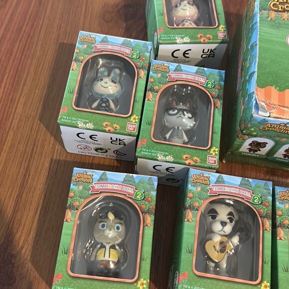 NEW Animal crossings Tomodachi doll complete collection 8 piece set Bandai - Picture 3 of 5